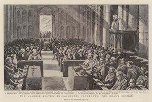 Le Service Maçonnique à la Cathédrale de Rochester, le Sermon du Doyen